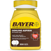 Bayer Genuine Aspirin 325mg 300 tablets
