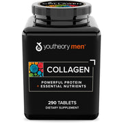 Youtheory Collagen for Men Improves Joint & Bone Health, Supports Skin Elasticity & Reduces Wrinkles 290 tablets