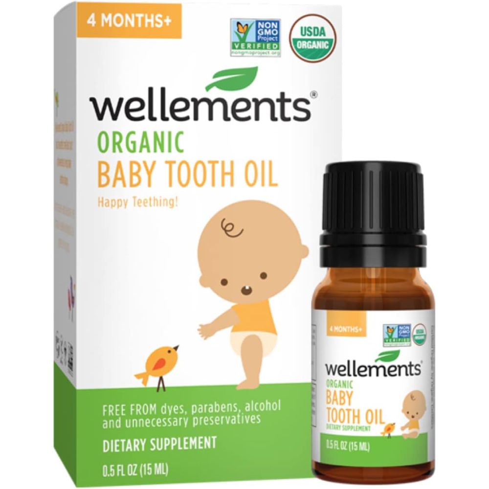 Wellements Organic Baby Tooth Oil 15ml