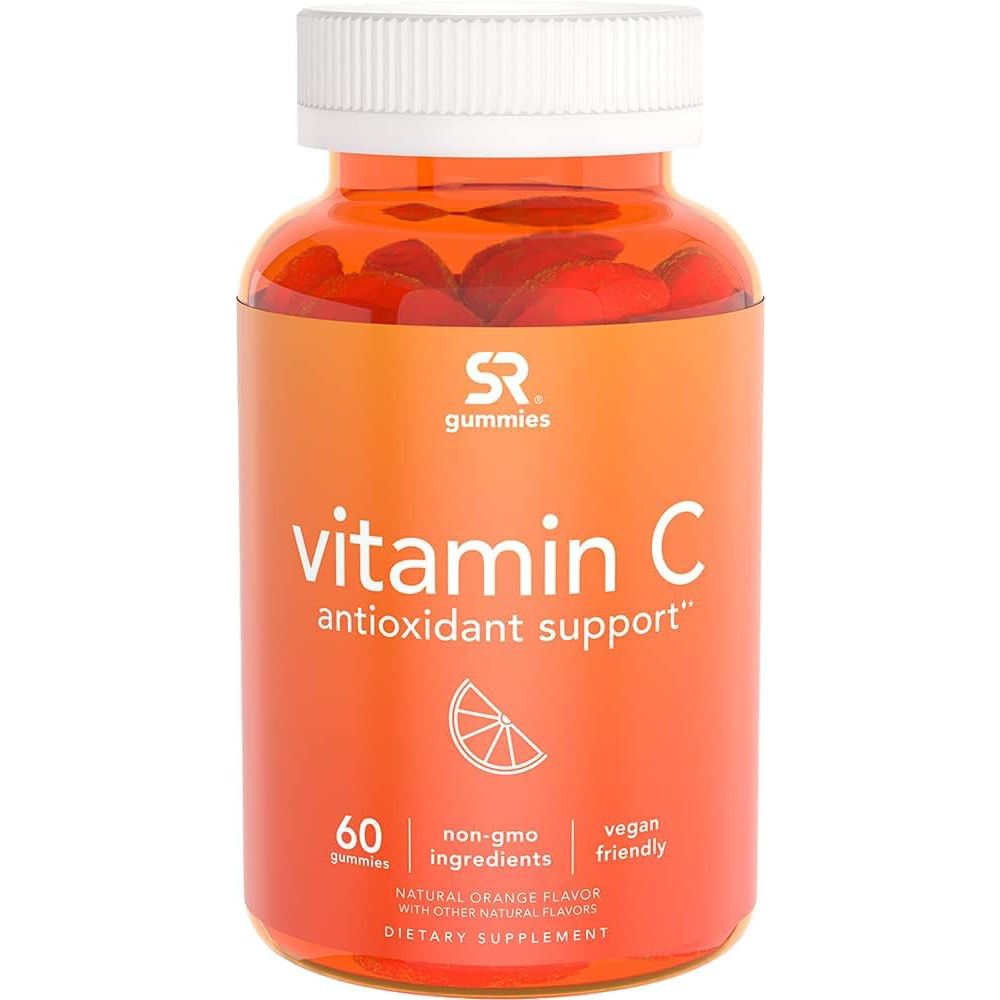 Sports Research sr Vegan Vitamin C Boosts Immunity, Skin Health & Antioxidant 60 Gummies