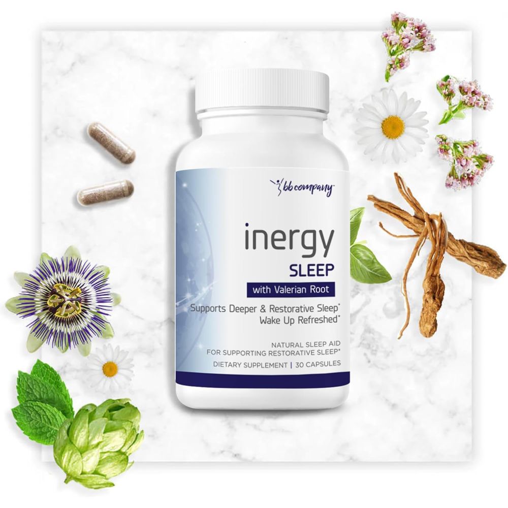 Inergy Sleep with Valerian Root Promotes Restful Sleep 30caps