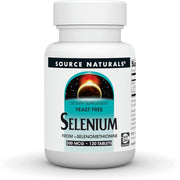 Source Natural Selenium Immune System Boost & Healthy Skin, Powerful Antioxidant Support 200mcg 120 Tablets