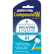 Compound W Salicylic acid Maximum Strength Fast acting Liquid Effectively Removes Warts 9ml