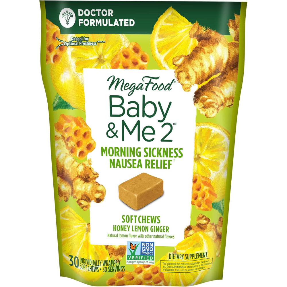 MegaFood Baby & Me 2, Comprehensive pregnancy health support 30 Soft Chews