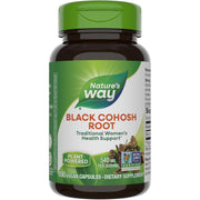Nature's Way Black Cohosh Root Supports Hormonal Balance 540mg 100 vegan Capsules