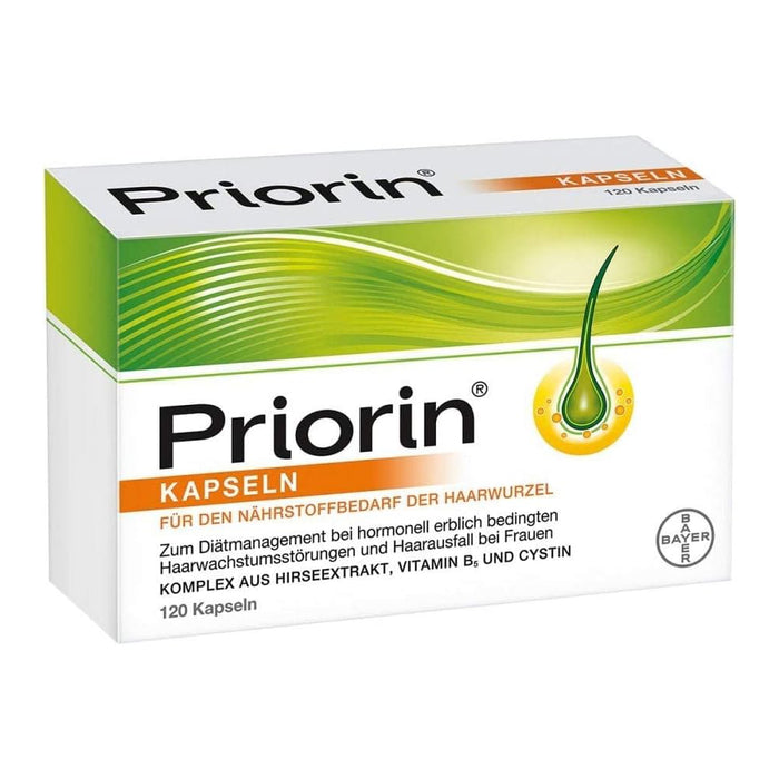 Priorin – Hair Growth & Anti Hair loss Supplement – 120 Capsules