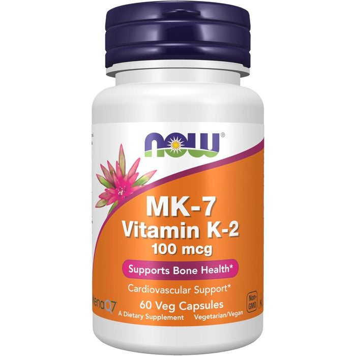 Nowfoods Vitamin K2 MK7 100mcg 60 veg capsules