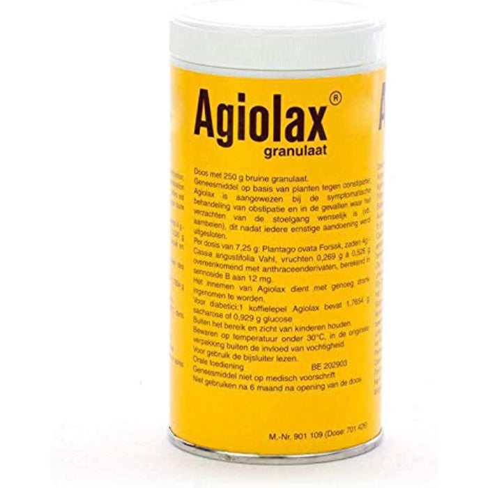Agiolax Granules to treat Constipation, Support Digestion & Stimulate Bowel Movement 250g