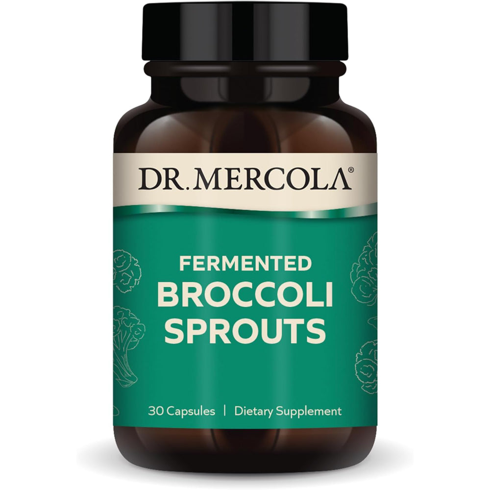 Dr Mercola Organic Fermented Broccoli Sprouts Immune Support & Detoxification 30Caps