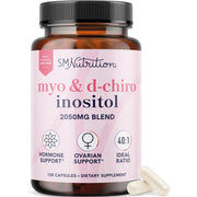 SM Nutrition Myo & D Chiro Inositol 2050mg Hormonal Balance, Ovarian Health & Metabolic Functions 120 caps