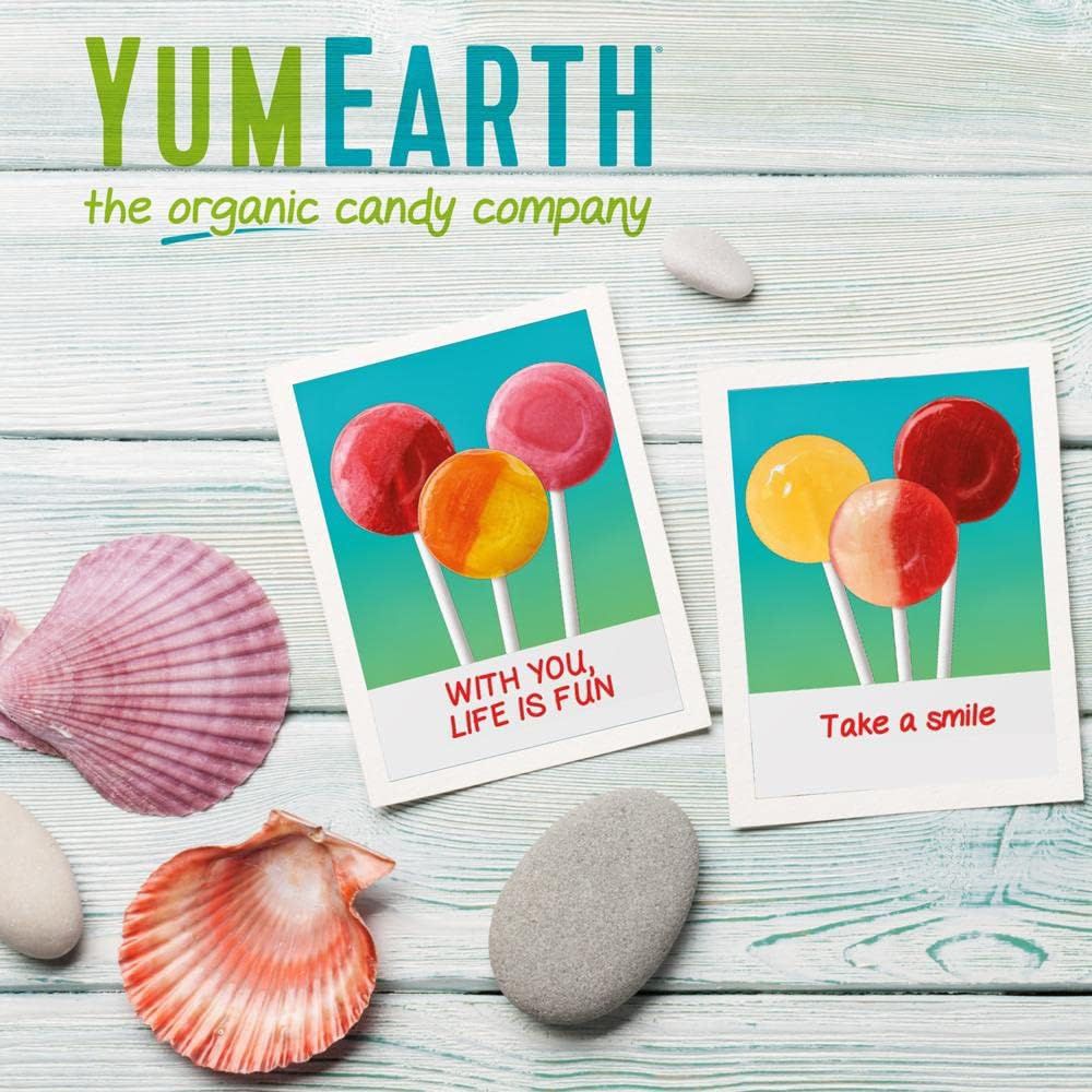 Yum Earth Organic Lollipops 14 Pieces Individually Wrapped