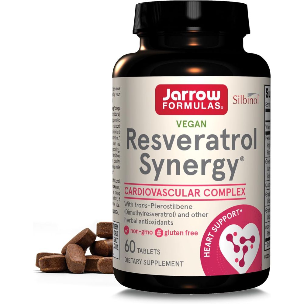 Jarrow Resveratrol Synergy 60 Tablets