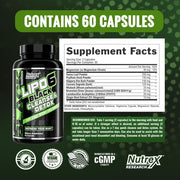 Nutrex Research Lipo 6 Black, Cleanse & Detox 60 capsules
