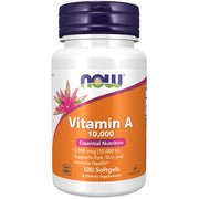 Nowfoods Vitamin A 10.000 IU 3000mcg 100 Softgels