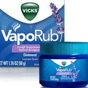 Vicks Vaporub Cough Suppressant Topical Analgesic Ointment With Lavender Essential Oil 50g