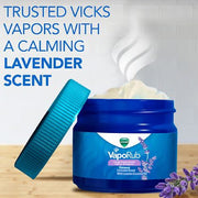 Vicks Vaporub Cough Suppressant Topical Analgesic Ointment With Lavender Essential Oil 50g