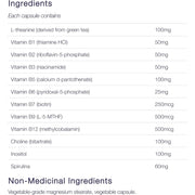 CanPrev Synergy B-Complex With L Theanine 200 mg 60 Veg Caps
