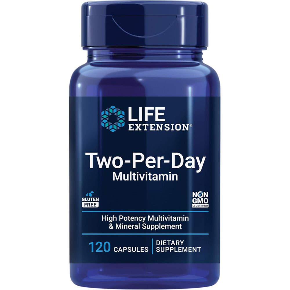 Life Of Extension Two Per Day MultiVitamin 120 Caps