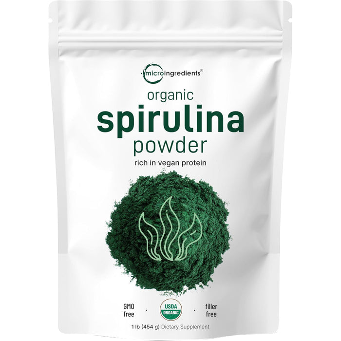 MicroIngredients Organic Spirulina Powder 454g