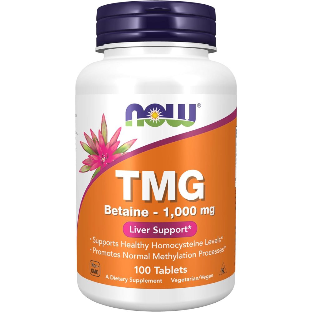 Nowfoods TMG Betaine 1000 mg liver support 100 tablets