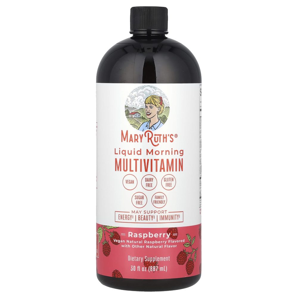 Mary Ruth's Liquid Morning Multivitamin 887 ml Raspberry Flavour
