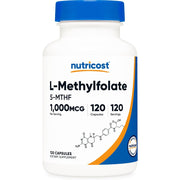 Nutricost L Methylfolate 1000mcg 120 Capsules
