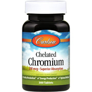 Carlson Chelated Chromium 200 mcg 300 tabs