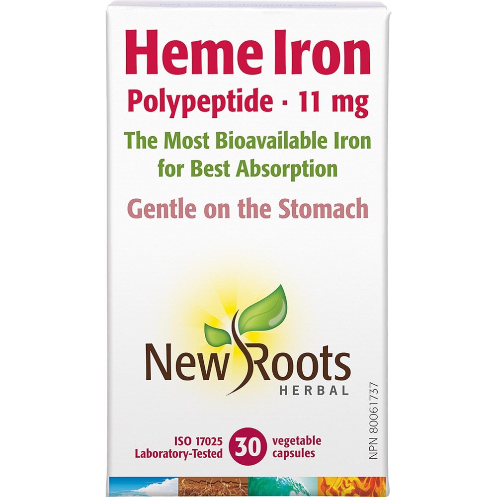 Heme Iron Polypeptide 11mg 30 veg caps