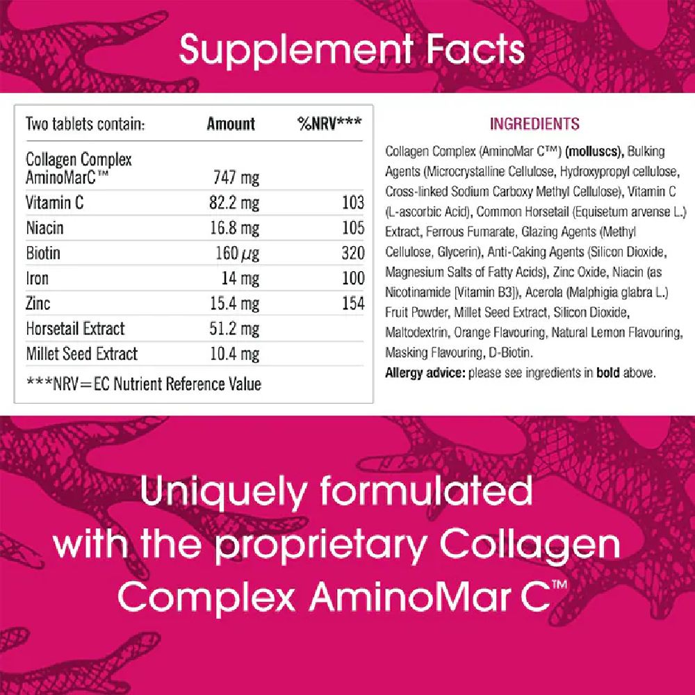Viviscal Vitamins for Healthy Hair with Collagen Complex AminoMarC 747mg 60 tablets
