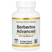 California Gold Nutrition Berberine Advanced 550mg Berbevis 60 Veg Caps