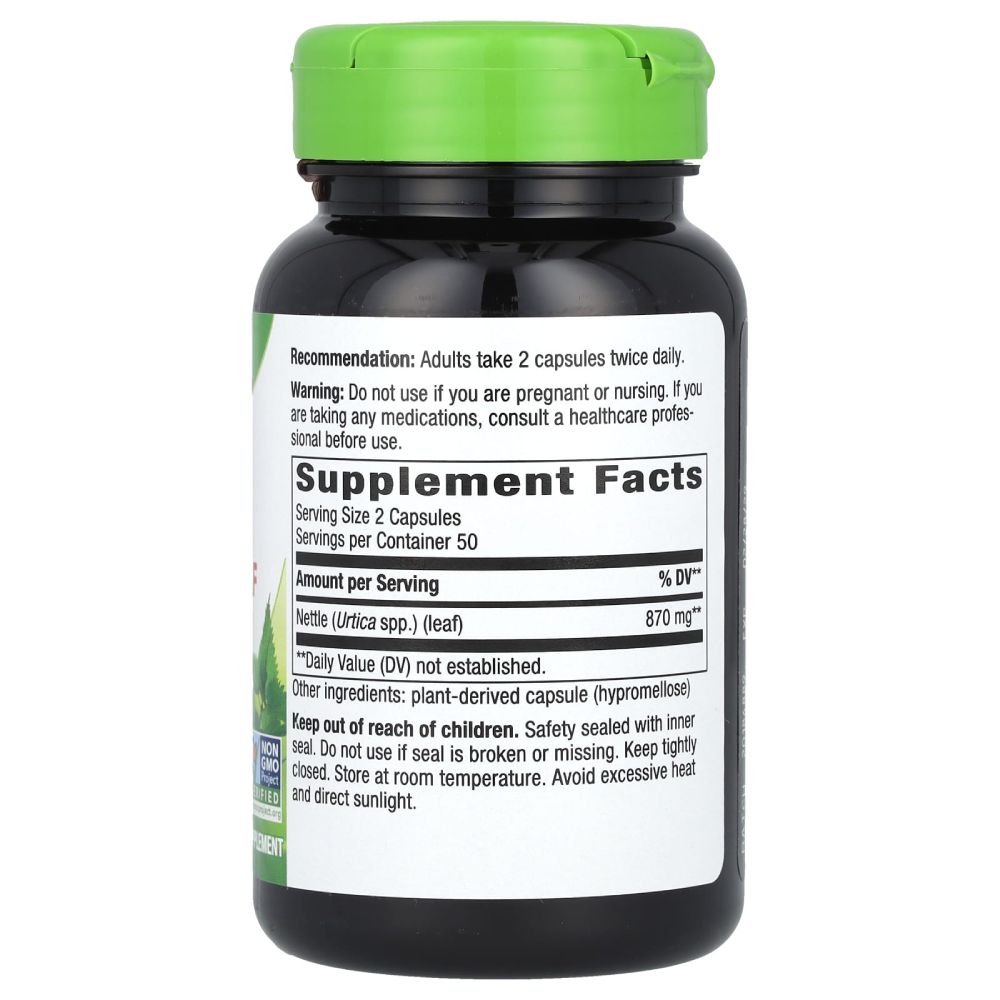Natures Way Nettle Leaf 870mg 100 Veg Caps