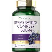 Carlyle Resveratrol Complex 1800mg 180 Caps