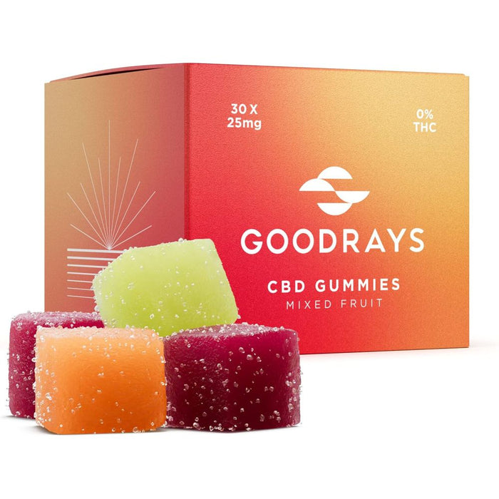 Goodrays Cbd Gummies Mixed Fruit 30 Gummies