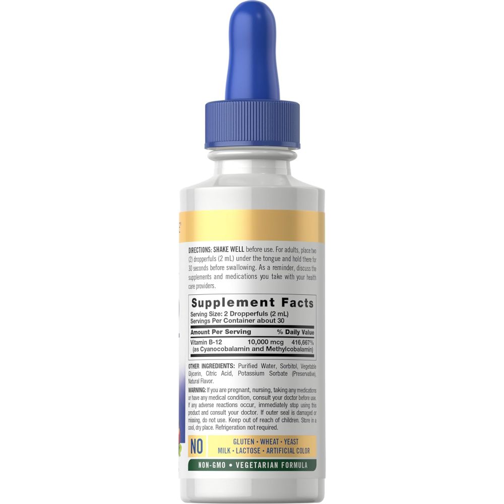 Carlyle Sublingual b12 10000mcg 59ml Berry Flavour