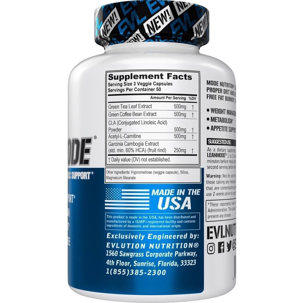 Evlution Nutrition Lean Mode 150 Veg Caps