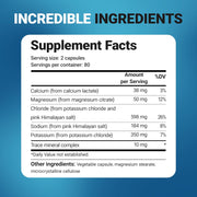 Dr Berg Electrolyte Replenishing Electrolytes and Trace Minerals for Liquids Balance in The Body 160 Caps