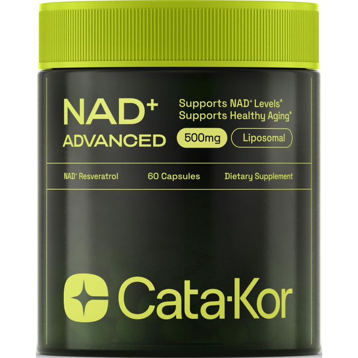 Cata Kor Nad+ Advanced 500mg Enhances Natural Energy levels & Supports Anti-aging from within 60 Caps