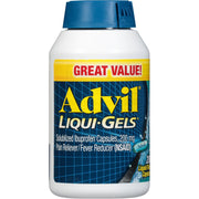 Advil Liqui Gels 200 mg Fast-acting Pain Relief 200 Liquid Filled Caps