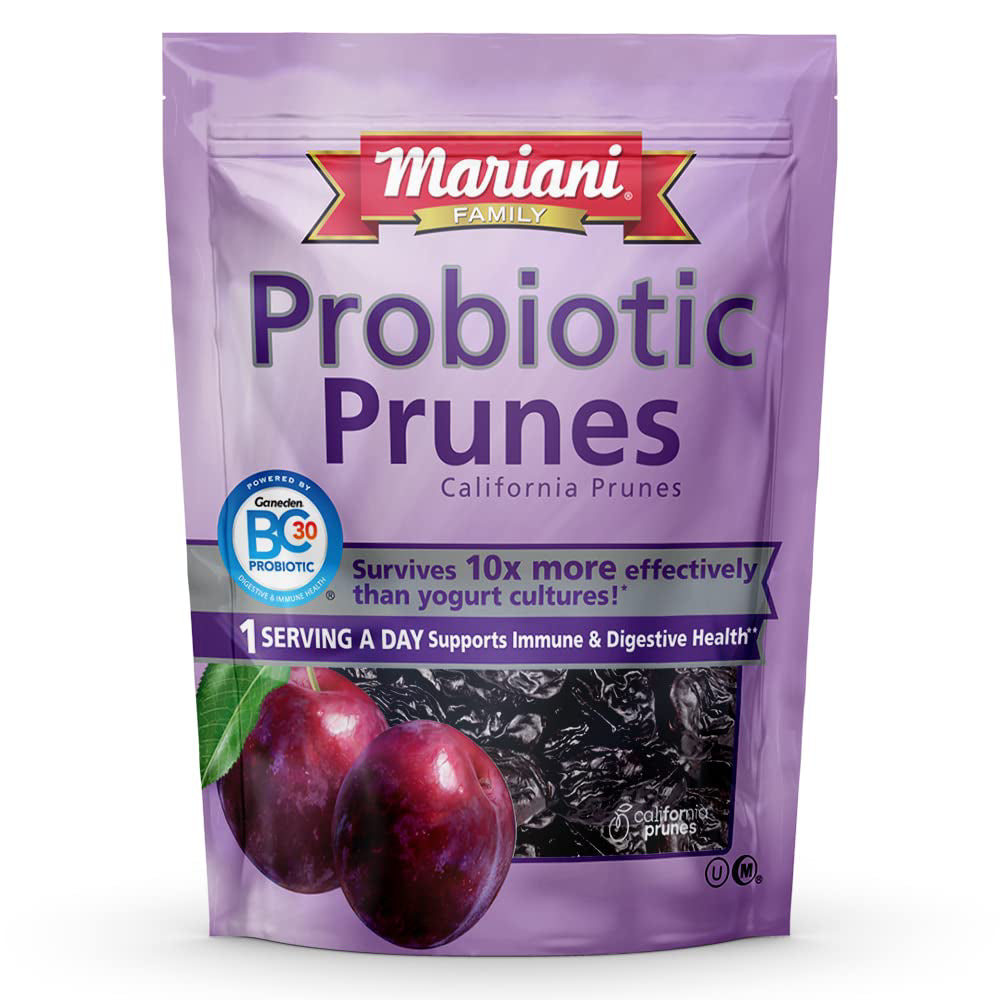 Mariani Probiotic Prunes Supports Digestive Health & Improves Digestion 198g Apple Flavour