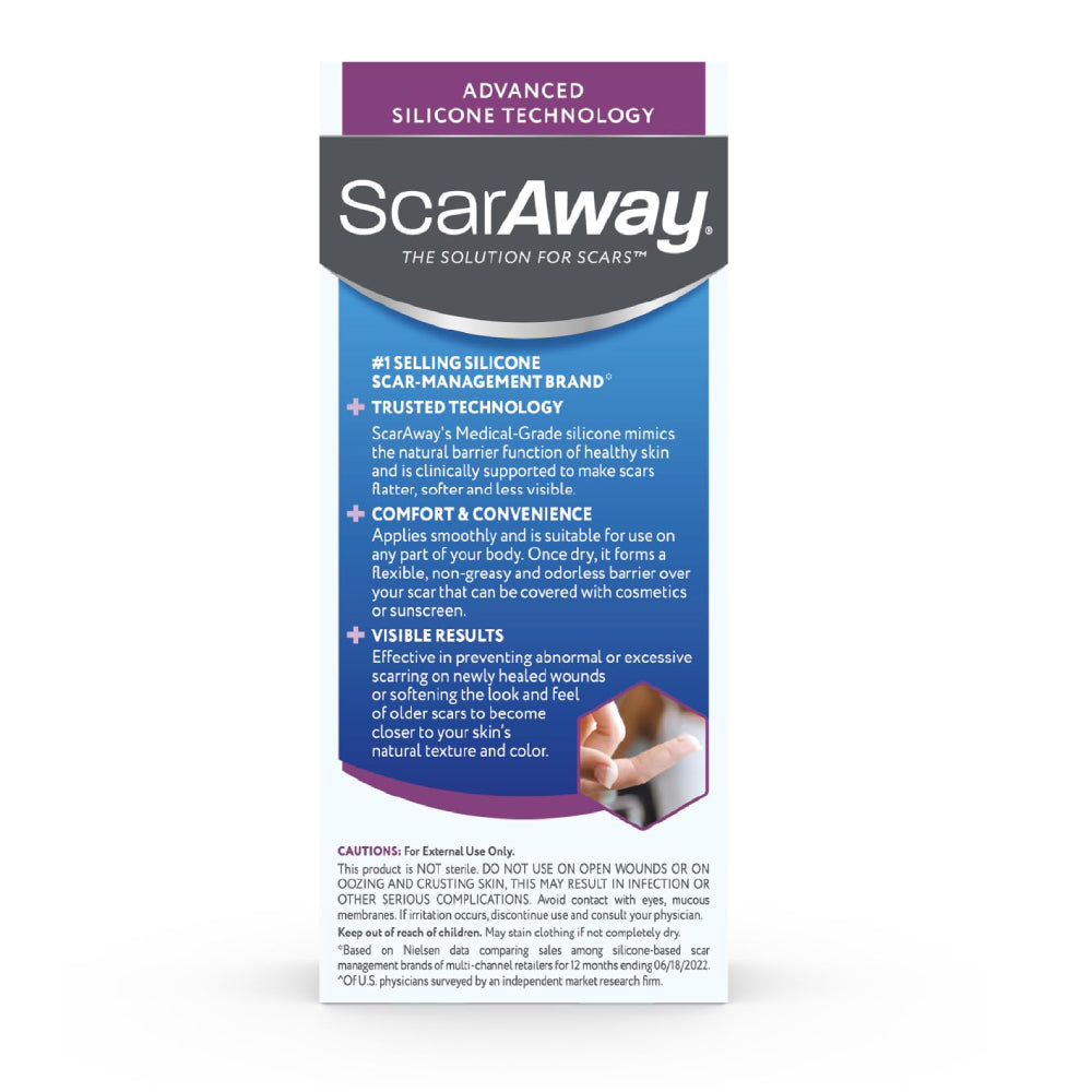 ScarAway Silicone Scar Gel For the Treatment of Scars & Post-surgical marks 10g