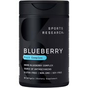 Sports Research sr Blueberry Concentrate, 800 mg, Nervous System & Brain Health, 60 Liquid Softgels