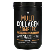Sports Research sr Multi Collagen Complex Powder (Type I, II, III, V, X), Chocolate, 465g