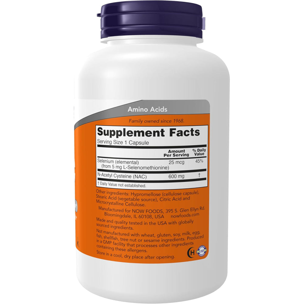 Now Foods Nac 600 mg 250 Caps