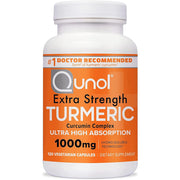 Qunol Extra Strength Turmeric & Curcumin Complex 1000mg 120 Veg Caps