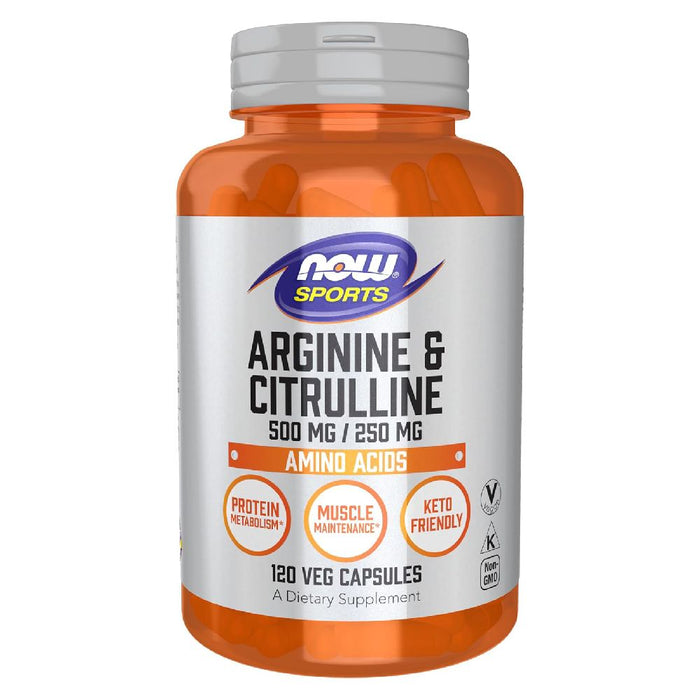 Now Sport Arginine 500mg & Citruline 250mg 120 caps