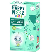 Happy Noz for kids Anti Virus & Allergy Patchs contains Organic Onion Oil, Eucalyptus Oil, Lavender Oil, Peppermint Oil & Turmeric Oil 100% Organic 6 Patchs