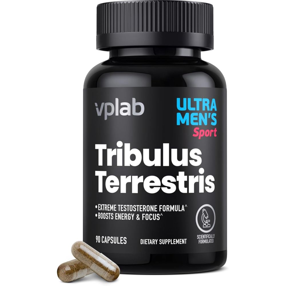 VPLab Ultra Men Sport Tribulus Terrestris 500mg & Zinc citrate 3.3mg Extreme Testosterone Formula 90 capsules