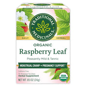 Traditional Medicinals organic Pregnancy Tea menstrual cramp + pregnancy support (Raspberry Leaf) 16 bags , 24g