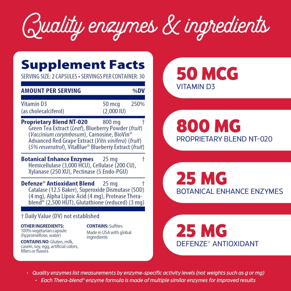 Enzymedica, Stem XCell, 60 Capsules