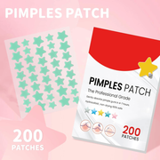Jaysuing Pimple Patches Cute star-shaped hydrocolloid acne patches for covering zits and blemishes Gentle on skin 200 count.